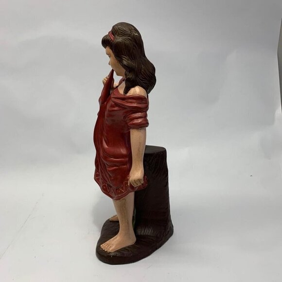 Vintage Atlantic Mold #674 Hand Painted Peasant Gypsy Girl - Picture 6 of 10